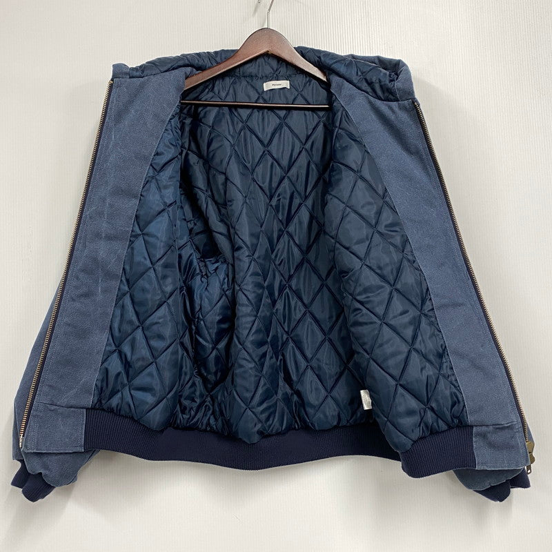 【中古品】【メンズ】 PERUSHU ペルーシュ PE333034BW 中綿キルティングダックフードブルゾン アウター 147-260321-as-17-izu サイズ：L カラー：ブルー系 万代Net店