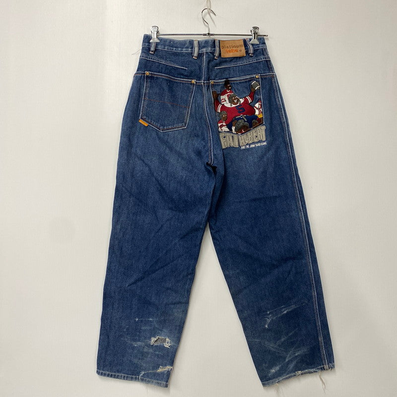 【現状渡し品】【メンズ】 PLATINUM FUBU プラチナム フブ BAGGY DENIM PANTS バギー デニム パンツ ボトムス ズボン 157-260319-cs-20-izu サイズ：34 カラー：インディゴ 万代Net店