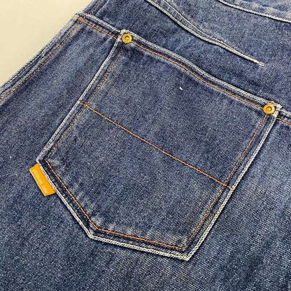 【現状渡し品】【メンズ】 PLATINUM FUBU プラチナム フブ BAGGY DENIM PANTS バギー デニム パンツ ボトムス ズボン 157-260319-cs-20-izu サイズ：34 カラー：インディゴ 万代Net店