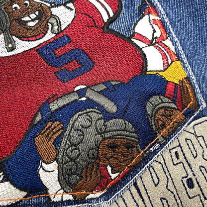 【現状渡し品】【メンズ】 PLATINUM FUBU プラチナム フブ BAGGY DENIM PANTS バギー デニム パンツ ボトムス ズボン 157-260319-cs-20-izu サイズ：34 カラー：インディゴ 万代Net店