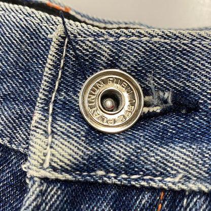 【現状渡し品】【メンズ】 PLATINUM FUBU プラチナム フブ BAGGY DENIM PANTS バギー デニム パンツ ボトムス ズボン 157-260319-cs-20-izu サイズ：34 カラー：インディゴ 万代Net店