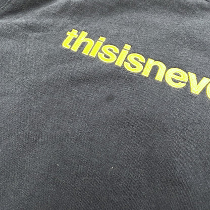 【中古品】【メンズ】 THISISNEVERTHAT ディスイズネバーザット T-LOGO LT CREWNECK ティーロゴ エルティー クルーネック トップス 長袖 142-260319-cs-26-izu サイズ：L カラー：ネイビー 万代Net店