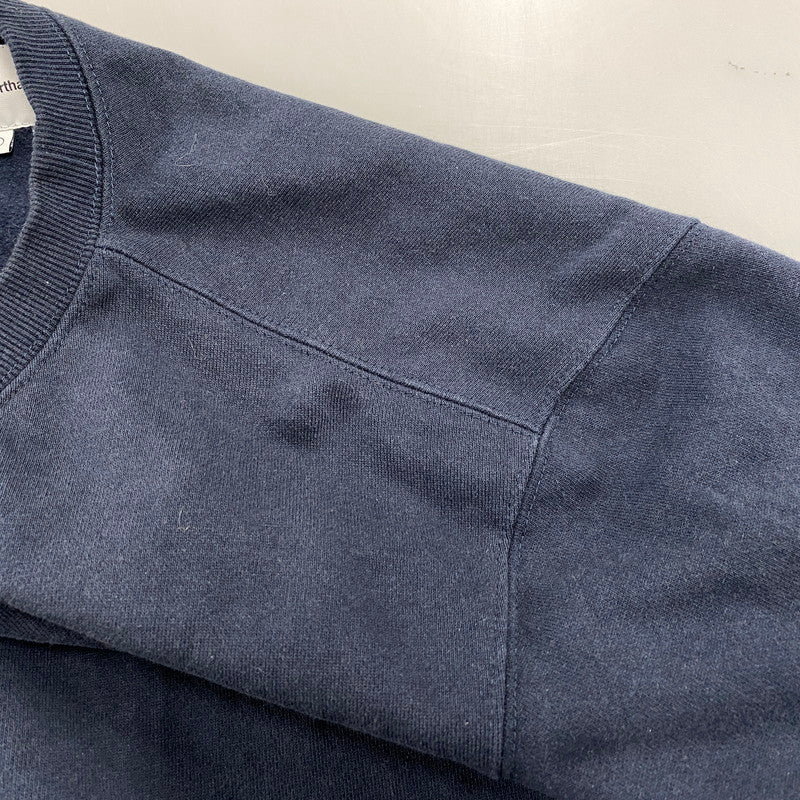 【中古品】【メンズ】 THISISNEVERTHAT ディスイズネバーザット T-LOGO LT CREWNECK ティーロゴ エルティー クルーネック トップス 長袖 142-260319-cs-26-izu サイズ：L カラー：ネイビー 万代Net店