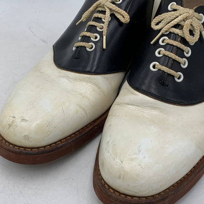 【現状渡し品】【メンズ】 6783 SADDLE SHOES サドルシューズ 靴 シューズ 164-260317-ya-05-izu サイズ：26 1/2 カラー：ホワイト×ブラック 万代Net店