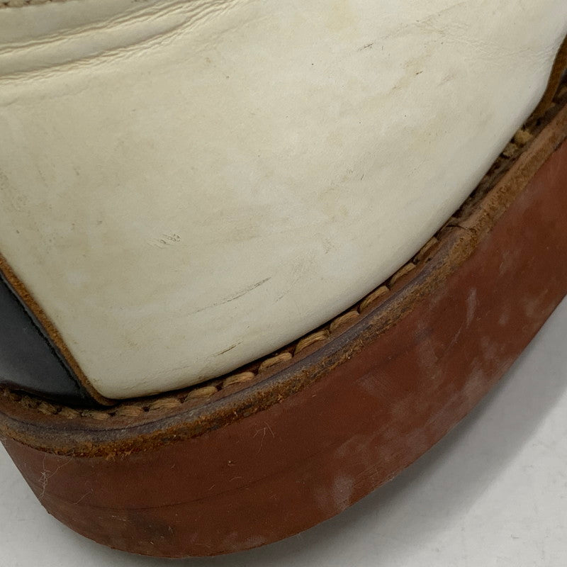 【現状渡し品】【メンズ】 6783 SADDLE SHOES サドルシューズ 靴 シューズ 164-260317-ya-05-izu サイズ：26 1/2 カラー：ホワイト×ブラック 万代Net店