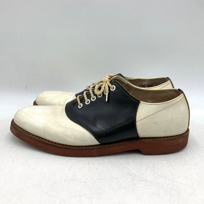 【現状渡し品】【メンズ】 6783 SADDLE SHOES サドルシューズ 靴 シューズ 164-260317-ya-05-izu サイズ：26 1/2 カラー：ホワイト×ブラック 万代Net店