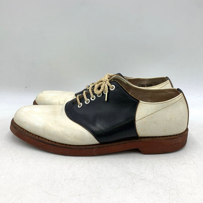 【現状渡し品】【メンズ】 6783 SADDLE SHOES サドルシューズ 靴 シューズ 164-260317-ya-05-izu サイズ：26 1/2 カラー：ホワイト×ブラック 万代Net店