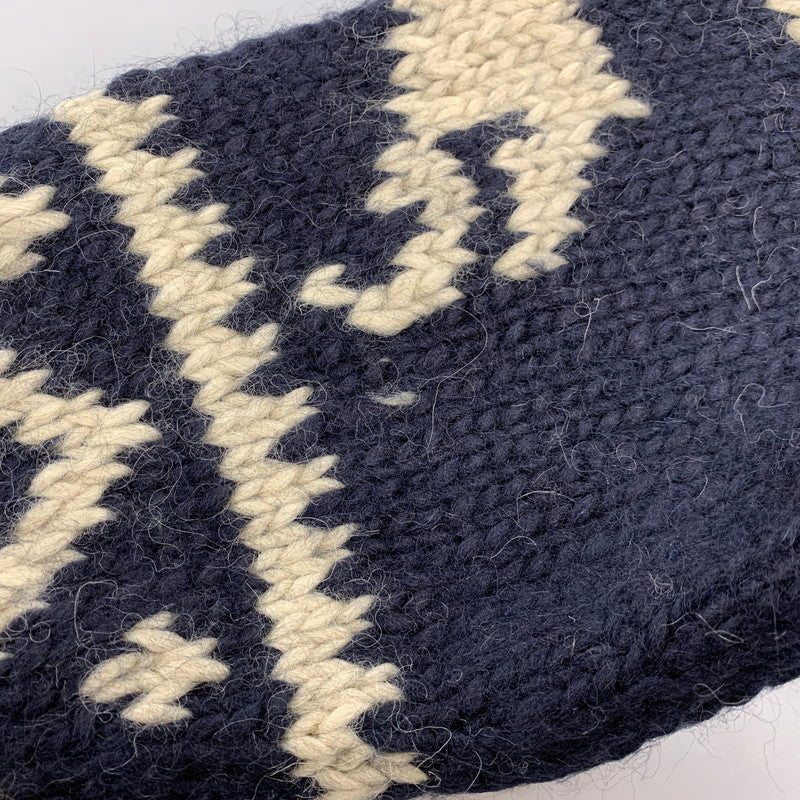【中古品】【メンズ】 ELSPIA エルスピア WOOL HALF BUTTON KNIT ウール ハーフ ボタン ニット トップス セーター 145-260323-ya-07-izu サイズ：L カラー：NAVY 万代Net店