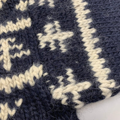 【中古品】【メンズ】 ELSPIA エルスピア WOOL HALF BUTTON KNIT ウール ハーフ ボタン ニット トップス セーター 145-260323-ya-07-izu サイズ：L カラー：NAVY 万代Net店