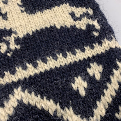 【中古品】【メンズ】 ELSPIA エルスピア WOOL HALF BUTTON KNIT ウール ハーフ ボタン ニット トップス セーター 145-260323-ya-07-izu サイズ：L カラー：NAVY 万代Net店