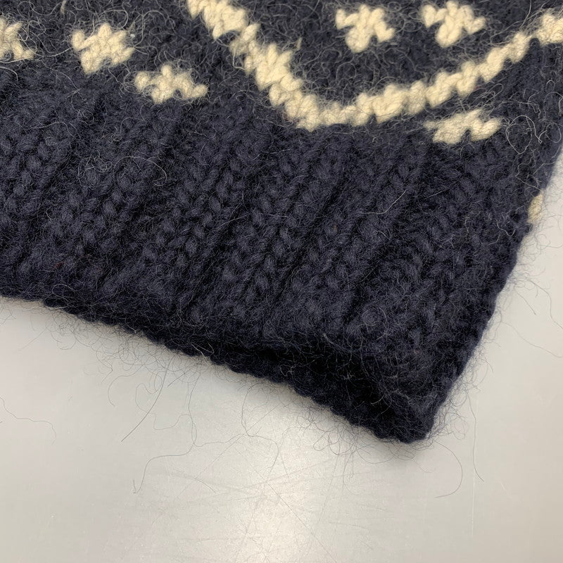 【中古品】【メンズ】 ELSPIA エルスピア WOOL HALF BUTTON KNIT ウール ハーフ ボタン ニット トップス セーター 145-260323-ya-07-izu サイズ：L カラー：NAVY 万代Net店