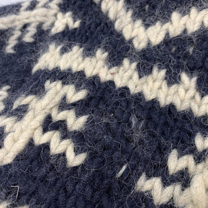 【中古品】【メンズ】 ELSPIA エルスピア WOOL HALF BUTTON KNIT ウール ハーフ ボタン ニット トップス セーター 145-260323-ya-07-izu サイズ：L カラー：NAVY 万代Net店
