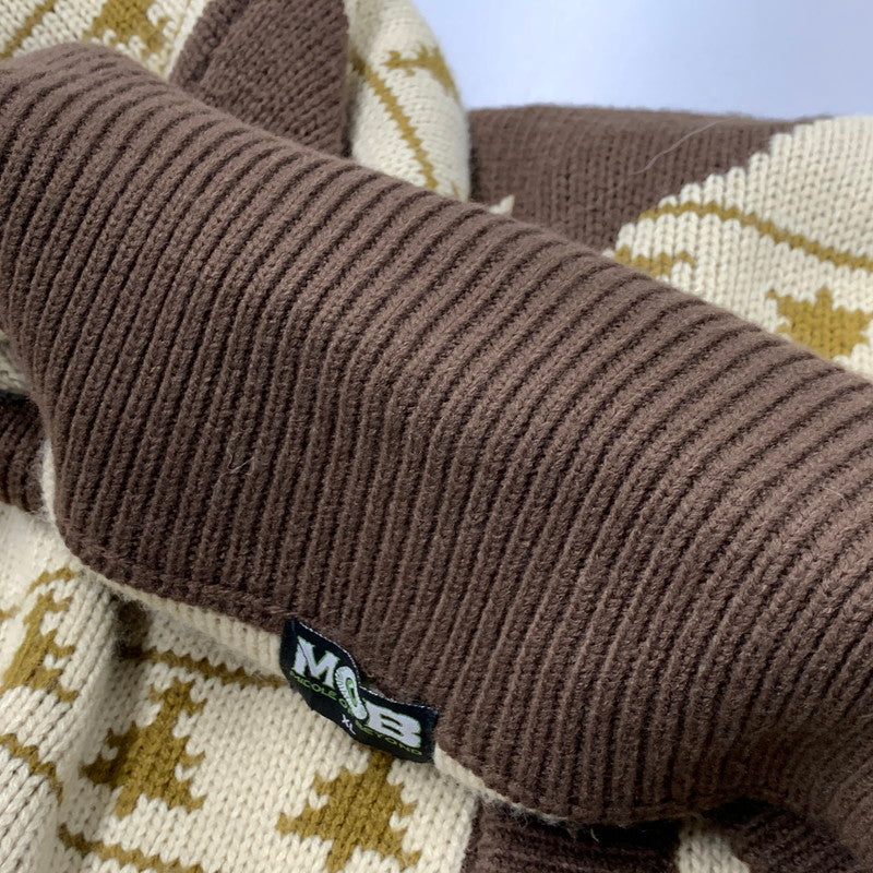 【中古品】【メンズ】 MIDDLE OF BEYOND ミドル オブ ビヨンド BIGFOOT SASQUATCH CARDELIGAN ビッグフット サスカッチ カーディガン トップス ニット 142-260317-ya-08-izu サイズ：XL カラー：BROWN 万代Net店