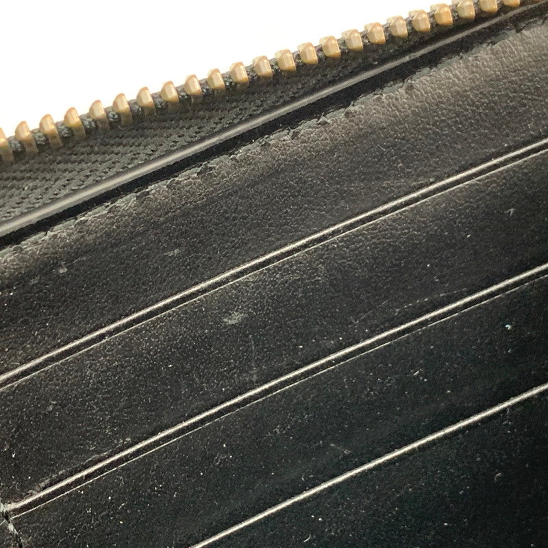 【中古品】【メンズ/レディース】 GUCCI グッチ 443123 GGマーモント ジップアラウンドウォレット 財布 長財布 181-260318-ya-05-izu カラー：ブラック 万代Net店