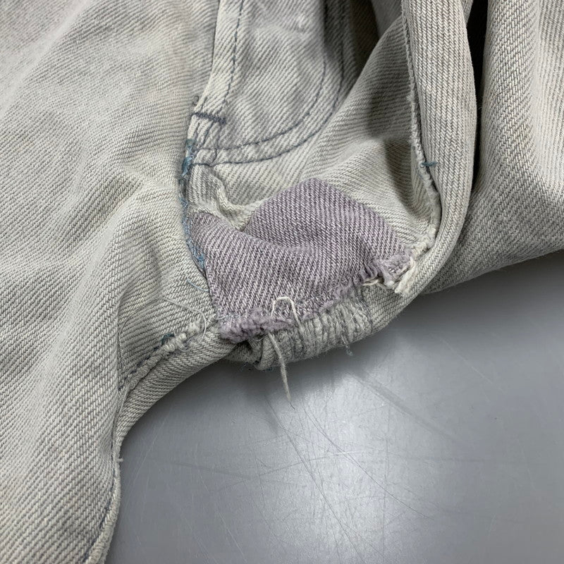 【現状渡し品】【メンズ】 LEVI’S リーバイス 501-0657 先染め GRAY DENIM PANTS グレー デニム パンツ ボトムス 157-260320-kh-01-izu サイズ：36×32 カラー：グレー 万代Net店