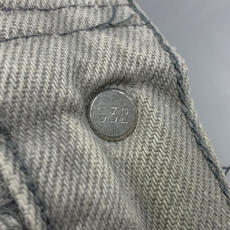 【現状渡し品】【メンズ】 LEVI’S リーバイス 501-0657 先染め GRAY DENIM PANTS グレー デニム パンツ ボトムス 157-260320-kh-01-izu サイズ：36×32 カラー：グレー 万代Net店
