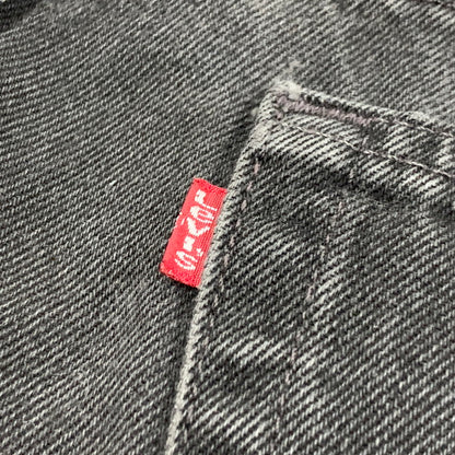 【中古品】【メンズ】 00550-0260 刻印554 USA製 90’S RELAXED FIT DENIM PANTS リラックス フィット デニム パンツ ズボン ボトムス 157-260318-ya-10-izu サイズ：33×36 カラー：BLACK 万代Net店