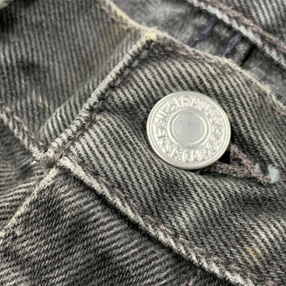 【中古品】【メンズ】 00550-0260 刻印554 USA製 90’S RELAXED FIT DENIM PANTS リラックス フィット デニム パンツ ズボン ボトムス 157-260318-ya-10-izu サイズ：33×36 カラー：BLACK 万代Net店