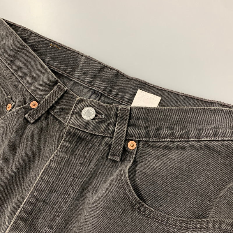 【中古品】【メンズ】 00550-0260 刻印554 USA製 90’S RELAXED FIT DENIM PANTS リラックス フィット デニム パンツ ズボン ボトムス 157-260318-ya-10-izu サイズ：33×36 カラー：BLACK 万代Net店