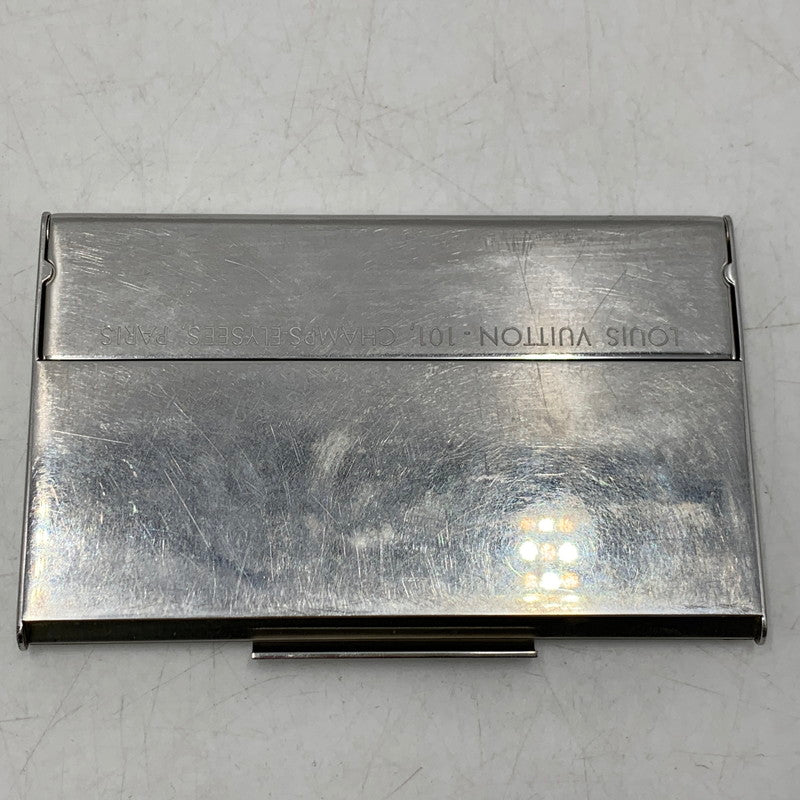 【中古品】【メンズ/レディース】 LOUIS VUITTON ルイ・ヴィトン M65227 ポルト カルト シャンゼリゼ　カードケース 名刺入れ 179-260318-ya-06-izu カラー：シルバー 万代Net店