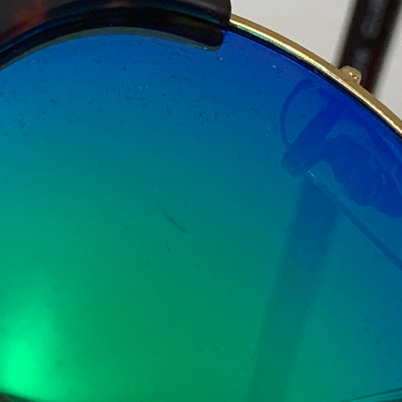 【中古品】【メンズ/レディース】 RAYBAN レイバン CLUBMASTER CLASSIC クラブマスター クラシック SUNGLASSES サングラス 203-260318-ya-07-izu サイズ：51口21 カラー：茶×グリーン系 万代Net店