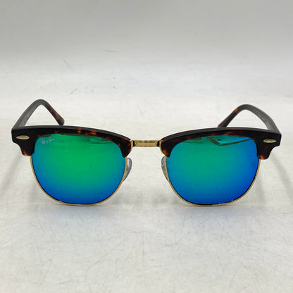 【中古品】【メンズ/レディース】 RAYBAN レイバン CLUBMASTER CLASSIC クラブマスター クラシック SUNGLASSES サングラス 203-260318-ya-07-izu サイズ：51口21 カラー：茶×グリーン系 万代Net店