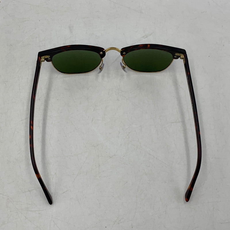 【中古品】【メンズ/レディース】 RAYBAN レイバン CLUBMASTER CLASSIC クラブマスター クラシック SUNGLASSES サングラス 203-260318-ya-07-izu サイズ：51口21 カラー：茶×グリーン系 万代Net店