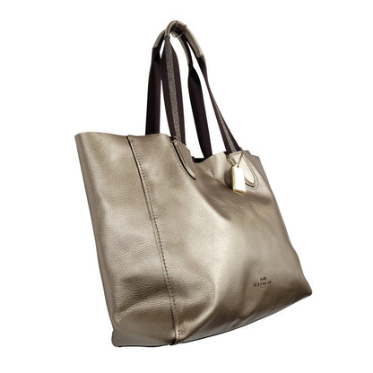 【中古品】【レディース】 COACH コーチ F59388 METALLIC TOTE BAG メタリック トートバッグ カバン 180-260319-kh-13-izu カラー：ピンクゴールド 万代Net店