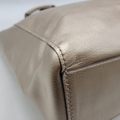 【中古品】【レディース】 COACH コーチ F59388 METALLIC TOTE BAG メタリック トートバッグ カバン 180-260319-kh-13-izu カラー：ピンクゴールド 万代Net店