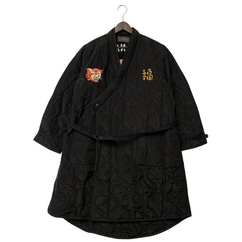 【中古品】【メンズ】 AIVER アイバー ACCRA245001 QUILTING VIETNAM LONG COAT キルティング ベトナム ロング コート アウター 147-260323-ya-08-izu サイズ：S カラー：BLACK 万代Net店