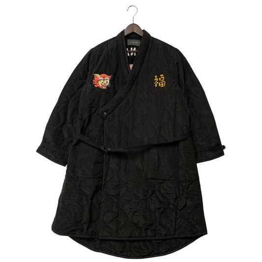 【中古品】【メンズ】 AIVER アイバー ACCRA245001 QUILTING VIETNAM LONG COAT キルティング ベトナム ロング コート アウター 147-260323-ya-08-izu サイズ：S カラー：BLACK 万代Net店
