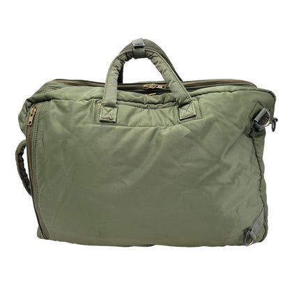 【現状渡し品】【メンズ/レディース】 PORTER ポーター TANKER 3WAY BRIEFCASE タンカー ブリーフケース カバン 188-260320-kh-09-izu カラー：グリーン 万代Net店