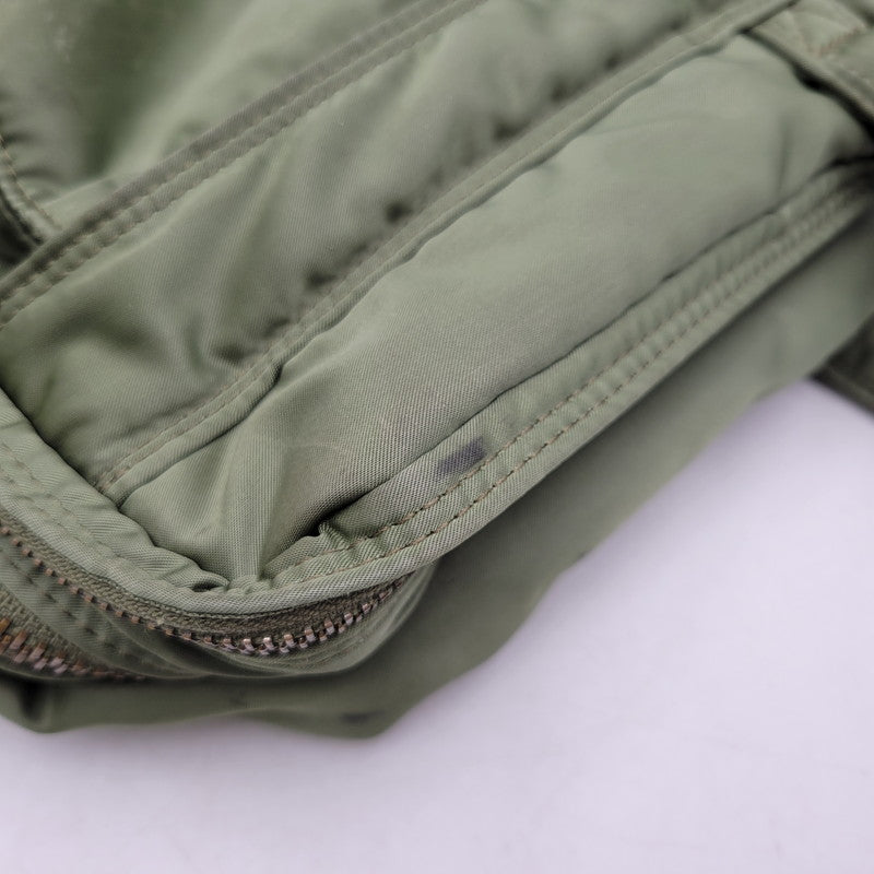 【現状渡し品】【メンズ/レディース】 PORTER ポーター TANKER 3WAY BRIEFCASE タンカー ブリーフケース カバン 188-260320-kh-09-izu カラー：グリーン 万代Net店