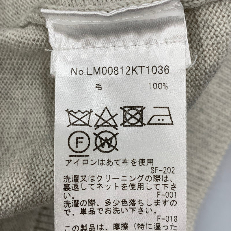 【中古品】【メンズ】 LM00812KT1036 TURTLENECK WOOL KNIT タートルネック ウール ニット トップス 長袖 141-260319-cs-17-izu サイズ：XL カラー：グレー 万代Net店
