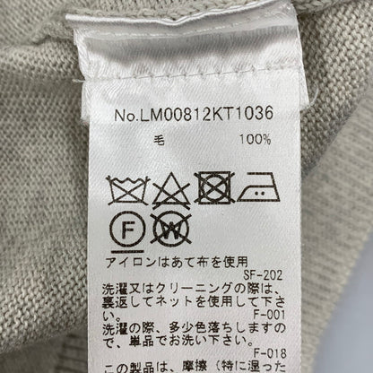 【中古品】【メンズ】 LM00812KT1036 TURTLENECK WOOL KNIT タートルネック ウール ニット トップス 長袖 141-260319-cs-17-izu サイズ：XL カラー：グレー 万代Net店