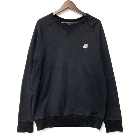 【中古品】【メンズ】 GM00333KM0002 GREY FOX HEAD PATCH CLASSIC SWEATSHIRT グレー フォックス ヘッド パッチ クラシック スウェットシャツ トップス 長袖 141-260319-cs-16-izu サイズ：L カラー：ブラック 万代Net店