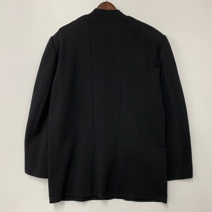 【中古品】【メンズ】 0ME64520 筆タグ 推定90年製 WOOL MANDARIN COLOR JACKET ウール マンダリン カラー ジャケット アウター 140-260319-cs-18-izu サイズ：L カラー：ブラック 万代Net店