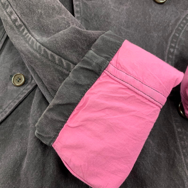 【中古品】【メンズ】 COMME des GARCONS HOMME コムデギャルソンオム HO-C002 05SS ピンクパンサー期 DUCK MOTORCYCLE COAT ダック モーターサイクル コート アウター 140-260319-cs-09-izu サイズ：L カラー：パープル系 万代Net店