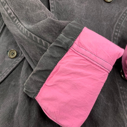 【中古品】【メンズ】 COMME des GARCONS HOMME コムデギャルソンオム HO-C002 05SS ピンクパンサー期 DUCK MOTORCYCLE COAT ダック モーターサイクル コート アウター 140-260319-cs-09-izu サイズ：L カラー：パープル系 万代Net店