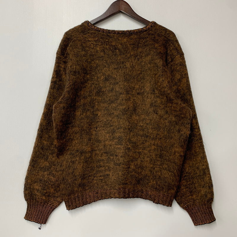 【中古品】【メンズ】 THE BAGGY SHAG BY LORD JEFF ザバギーシャグバイロードジェフ GIL HART ギルハート 60’S V-NECK SHAGGY KNIT PULLOVER ブイネック シャギー ニット プルオーバー トップス 長袖 146-260319-cs-07-izu サイズ：L カラー：ブラウン 万代Net店