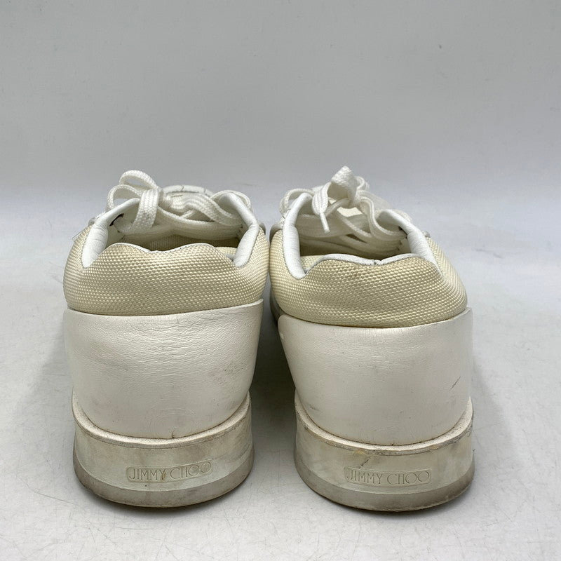 【中古品】【メンズ/レディース】 JETT ジェット LEATHER SNEAKERS レザー スニーカー シューズ 靴 183-260318-ya-03-izu サイズ：41 カラー：ホワイト 万代Net店