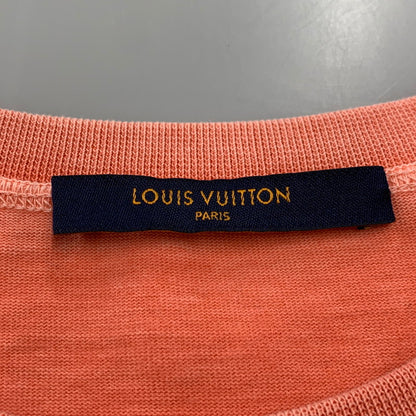 【中古品】【メンズ】 LOUIS VUITTON ルイ・ヴィトン RM181 GDA HEY60W 18SS REFLECTIVE LOGO SS TEE リフレクティブ ロゴ ショートスリーブ ティー トップス 半袖 141-260319-cs-13-izu サイズ：XS カラー：ピンク系 万代Net店