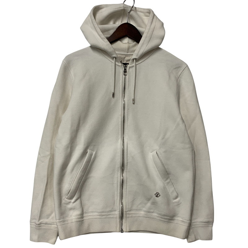 【中古品】【メンズ】 LOUIS VUITTON ルイ・ヴィトン RM191Q JUJ HFY42W 19SS TRAVEL ZIP UP HOODIE トラベル ジップ アップ フーディー トップス 長袖 141-260319-cs-15-izu サイズ：M カラー：ホワイト 万代Net店