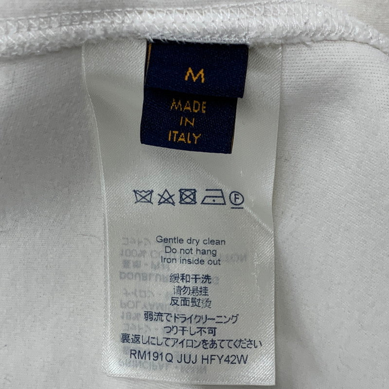 【中古品】【メンズ】 LOUIS VUITTON ルイ・ヴィトン RM191Q JUJ HFY42W 19SS TRAVEL ZIP UP HOODIE トラベル ジップ アップ フーディー トップス 長袖 141-260319-cs-15-izu サイズ：M カラー：ホワイト 万代Net店
