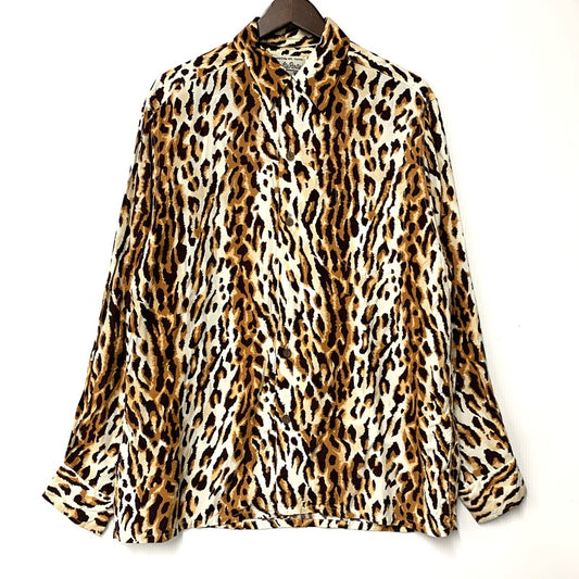 【中古品】【メンズ】 22FW-WMS-HI07 HAWAIIAN SHIRT LS (TYPE-2) ハワイアン シャツ ロングスリーブ タイプツー トップス 長袖 142-260319-cs-10-izu サイズ：M カラー：ブラウン系 万代Net店