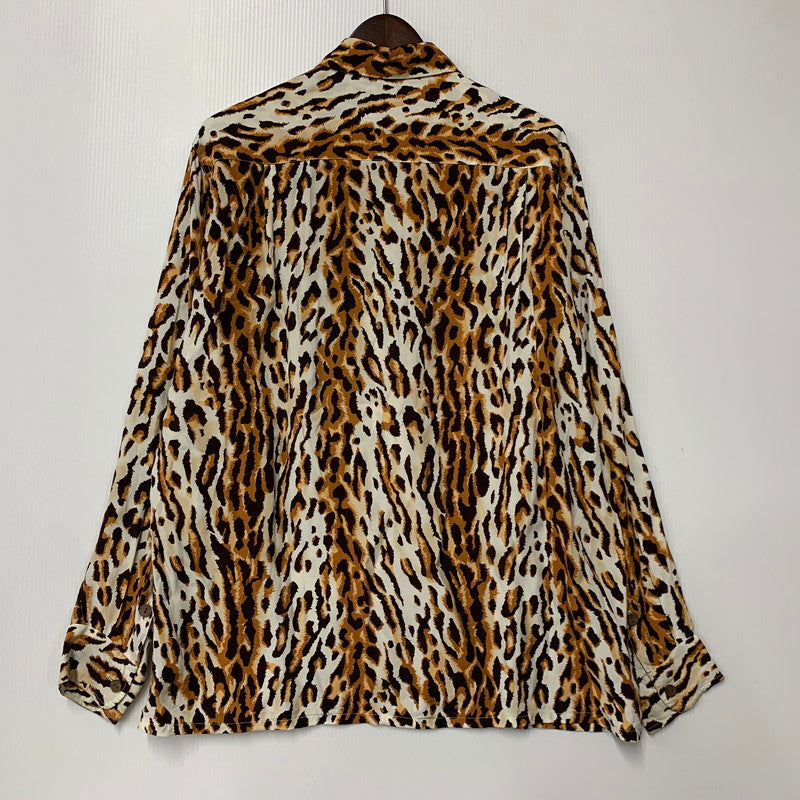 【中古品】【メンズ】 22FW-WMS-HI07 HAWAIIAN SHIRT LS (TYPE-2) ハワイアン シャツ ロングスリーブ タイプツー トップス 長袖 142-260319-cs-10-izu サイズ：M カラー：ブラウン系 万代Net店