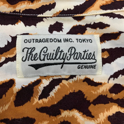 【中古品】【メンズ】 22FW-WMS-HI07 HAWAIIAN SHIRT LS (TYPE-2) ハワイアン シャツ ロングスリーブ タイプツー トップス 長袖 142-260319-cs-10-izu サイズ：M カラー：ブラウン系 万代Net店