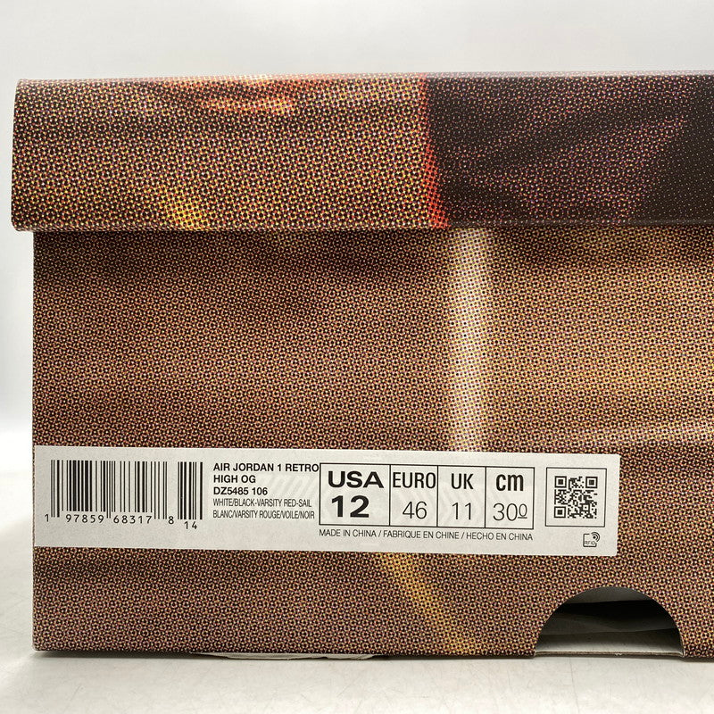 【中古品】【メンズ】 DZ5485-106 AIR JORDAN 1 RETRO HIGH OG エア ジョーダン ワン レトロ ハイ オージー スニーカー シューズ 靴 160-260319-cs-01-izu サイズ：30ｃｍ カラー：WHITE/BLACK-VARSITY RED-SAIL 万代Net店