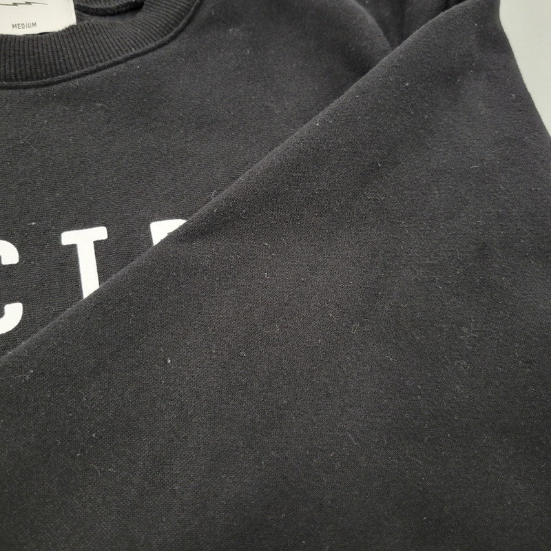 【中古品】【メンズ】 エレクトリック E24FU11 UNDERBOLT LOGO CREWNECK SWEATSHIRT アンダーボルト ロゴ クルーネック スウェットシャツ トップス 長袖 147-260324-ya-04-izu サイズ：M カラー：BLACK 万代Net店