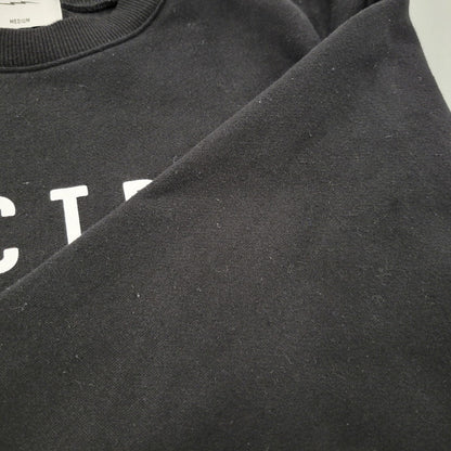 【中古品】【メンズ】 エレクトリック E24FU11 UNDERBOLT LOGO CREWNECK SWEATSHIRT アンダーボルト ロゴ クルーネック スウェットシャツ トップス 長袖 147-260324-ya-04-izu サイズ：M カラー：BLACK 万代Net店